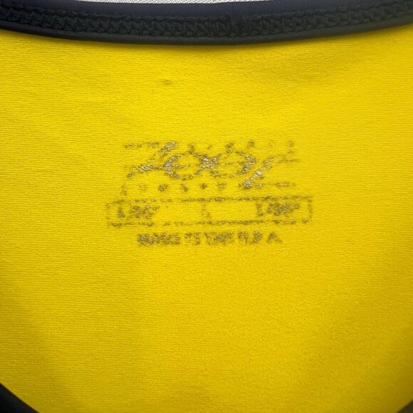 Zoot Cycling Yellow Tank Top w/pockets Size L - Picture 6 of 7